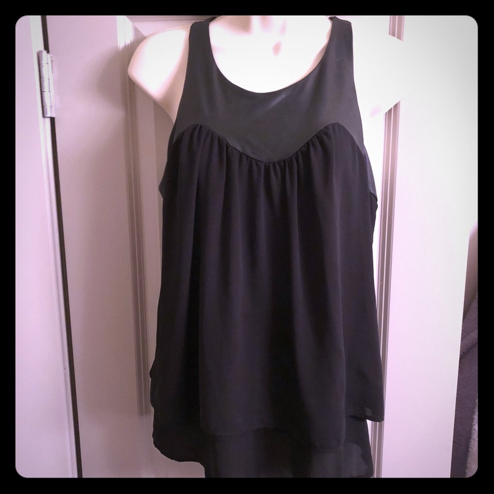 Black sleeveless Blouse