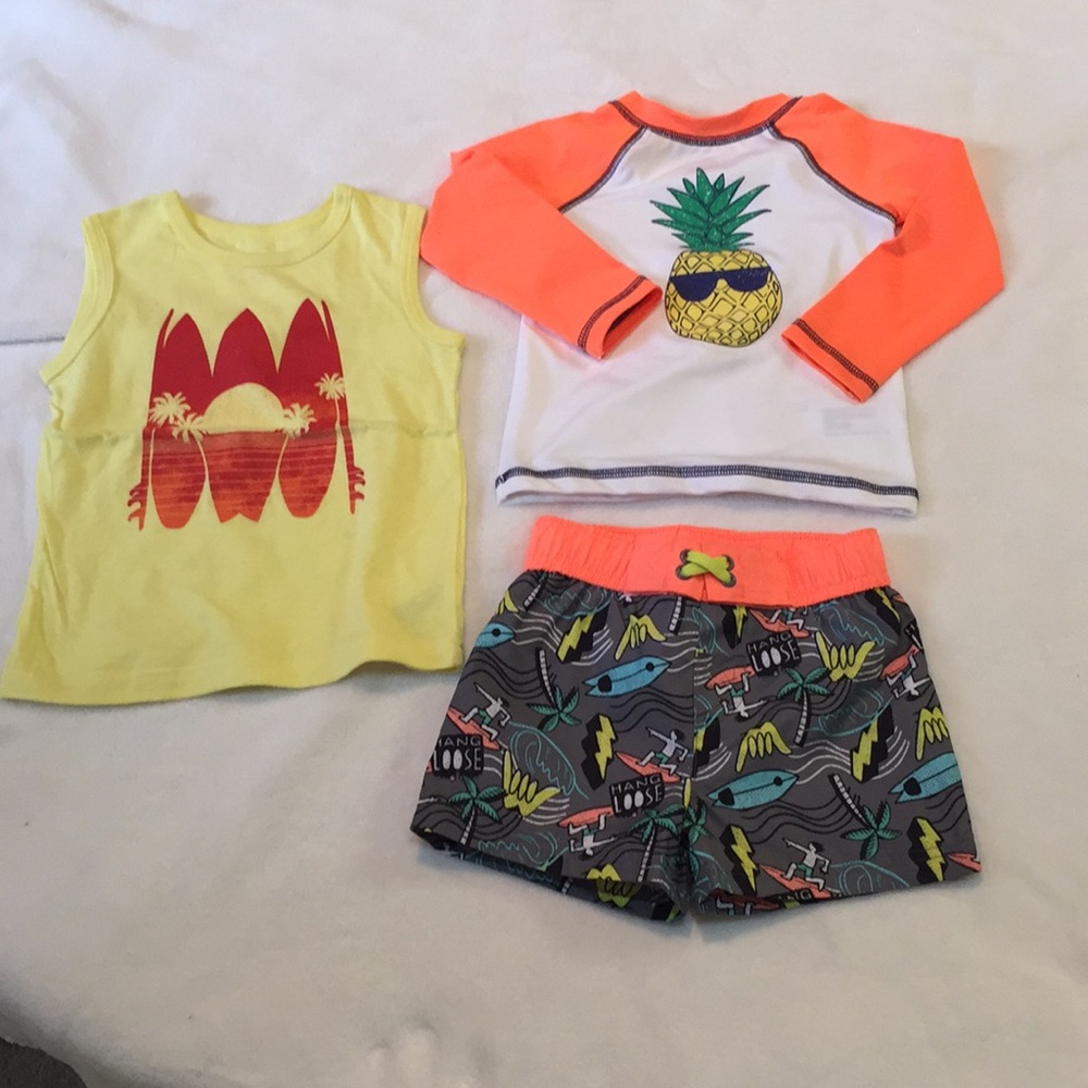 Bathing suit with tank top