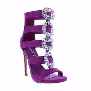 Purple shoes