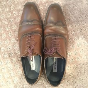 Men's Steve Madden brown lace up oxford shoes