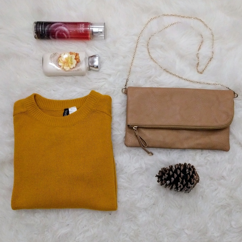 H&M Divided Yellow Sweater
