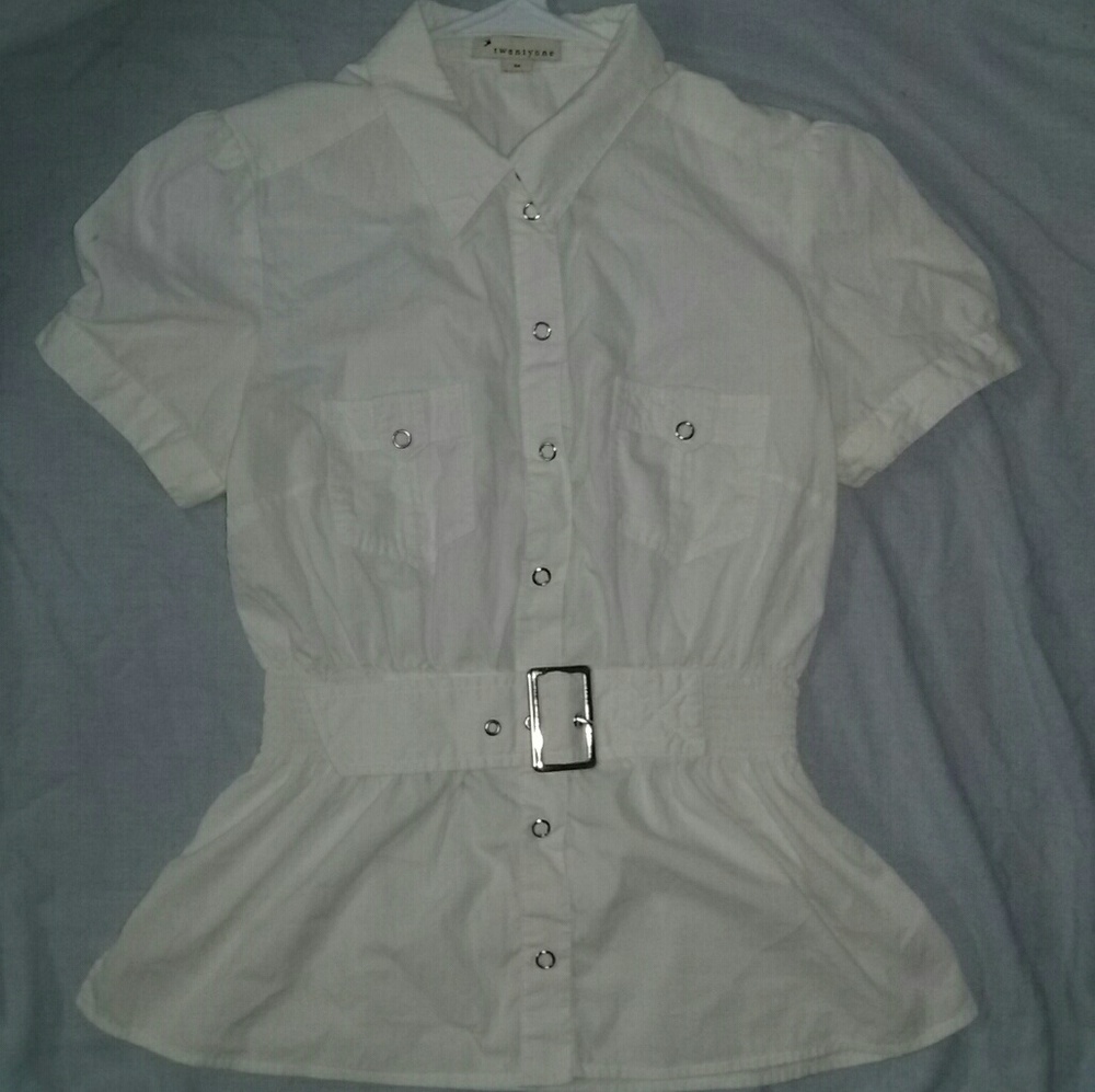 White Button Down Shirt