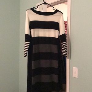 Striped Sweater Dress