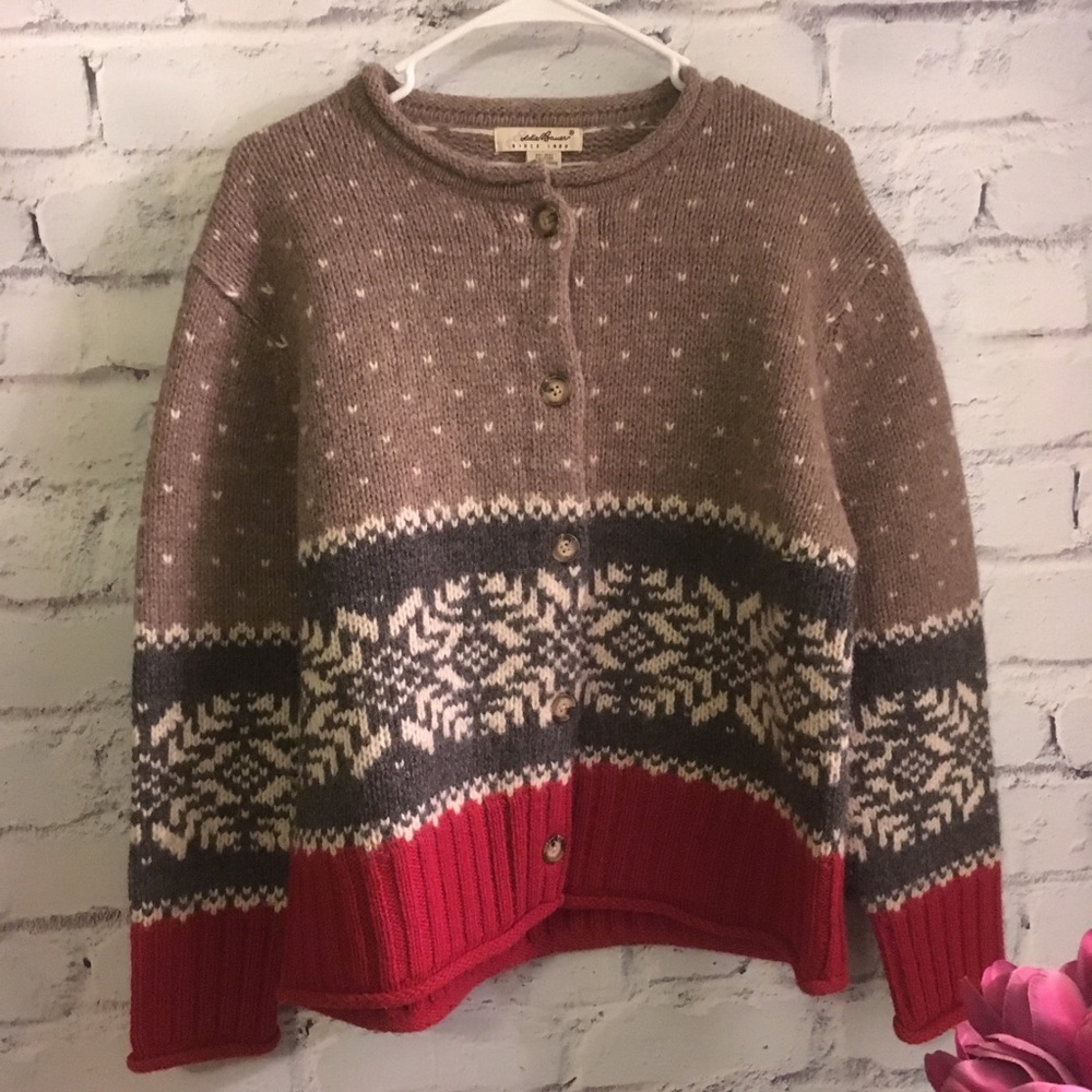 Eddie Bauer EUC Wool Sweater