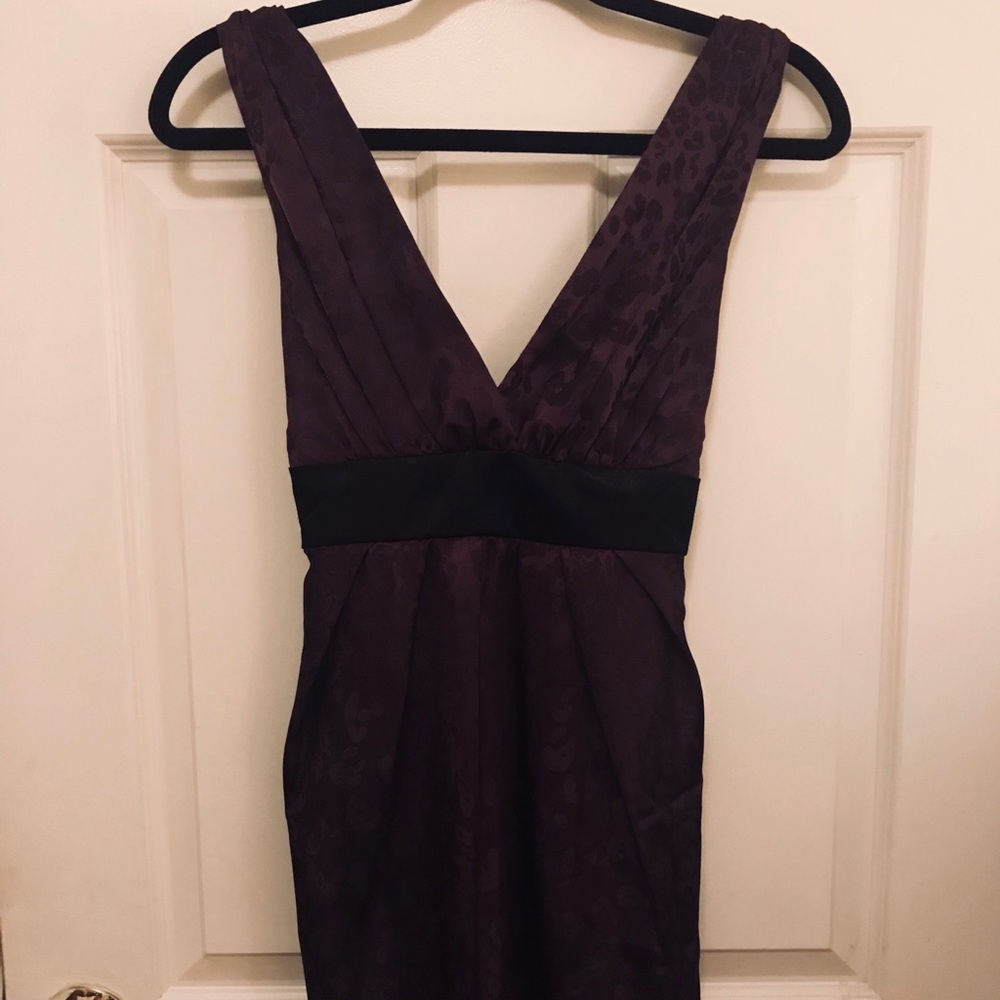 Forever 21 Purple Tie Back Dress S