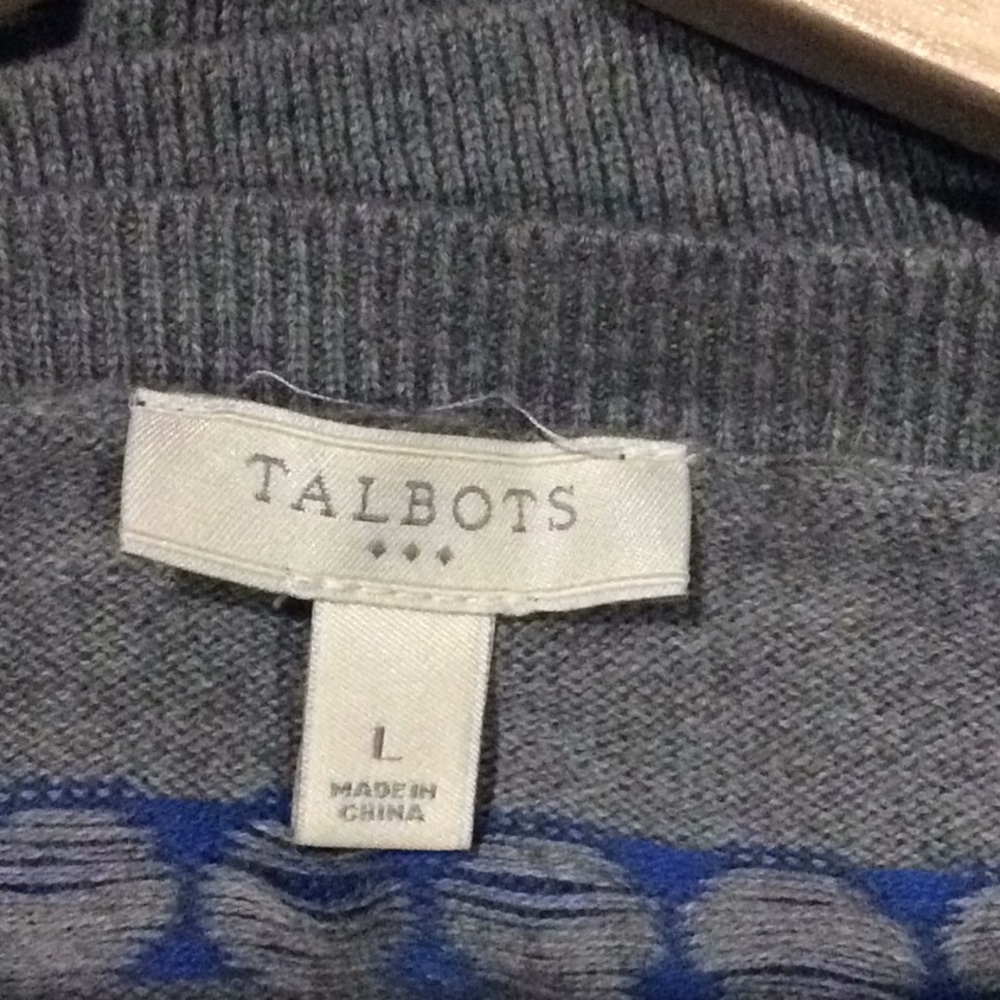Talbots colorful cardigan