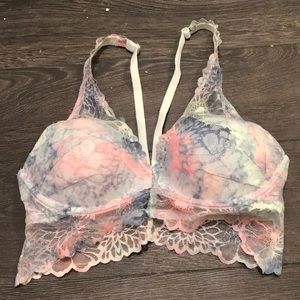Pink push up bralette