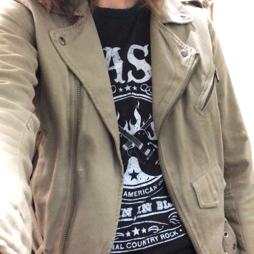 Club Monaco biker jacket size M