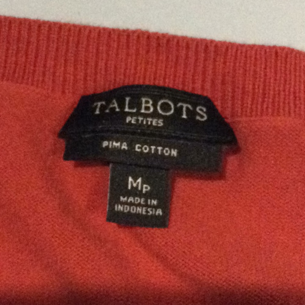 Talbots Pima Cotton Cardigan