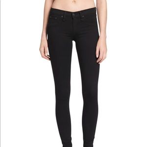 rag & bone black skinnies “legging” jean