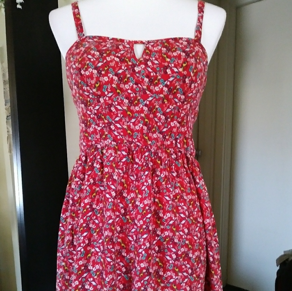 Short Red Sundress