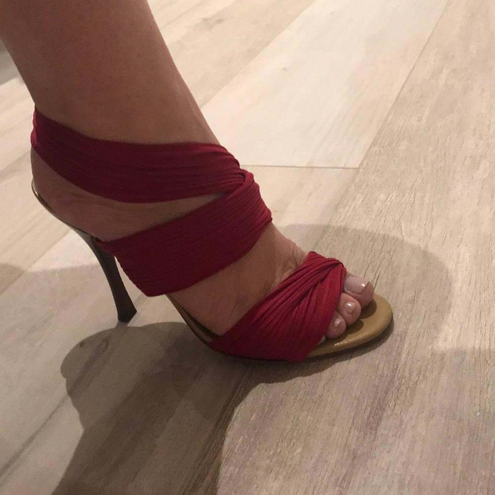 Vintage Gucci Tess S in dark red size 37