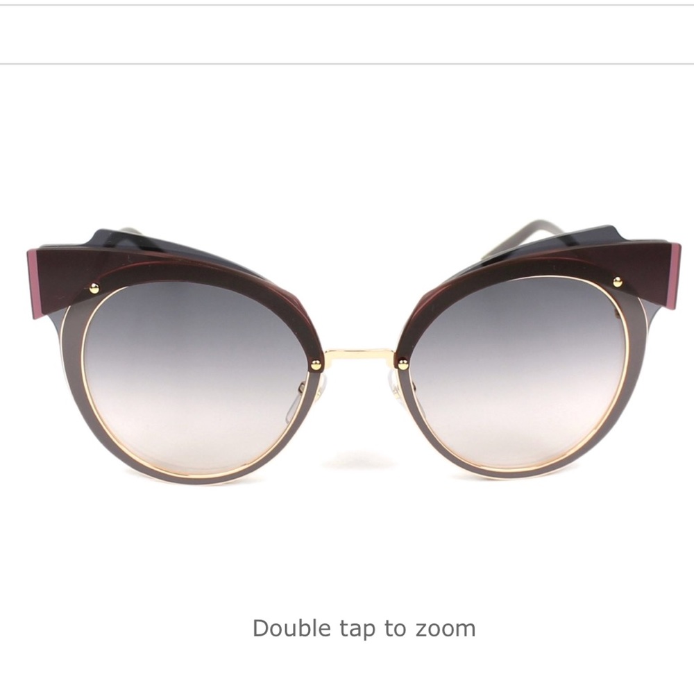 Marc Jacobs Layered Cat Eye Sunglasses