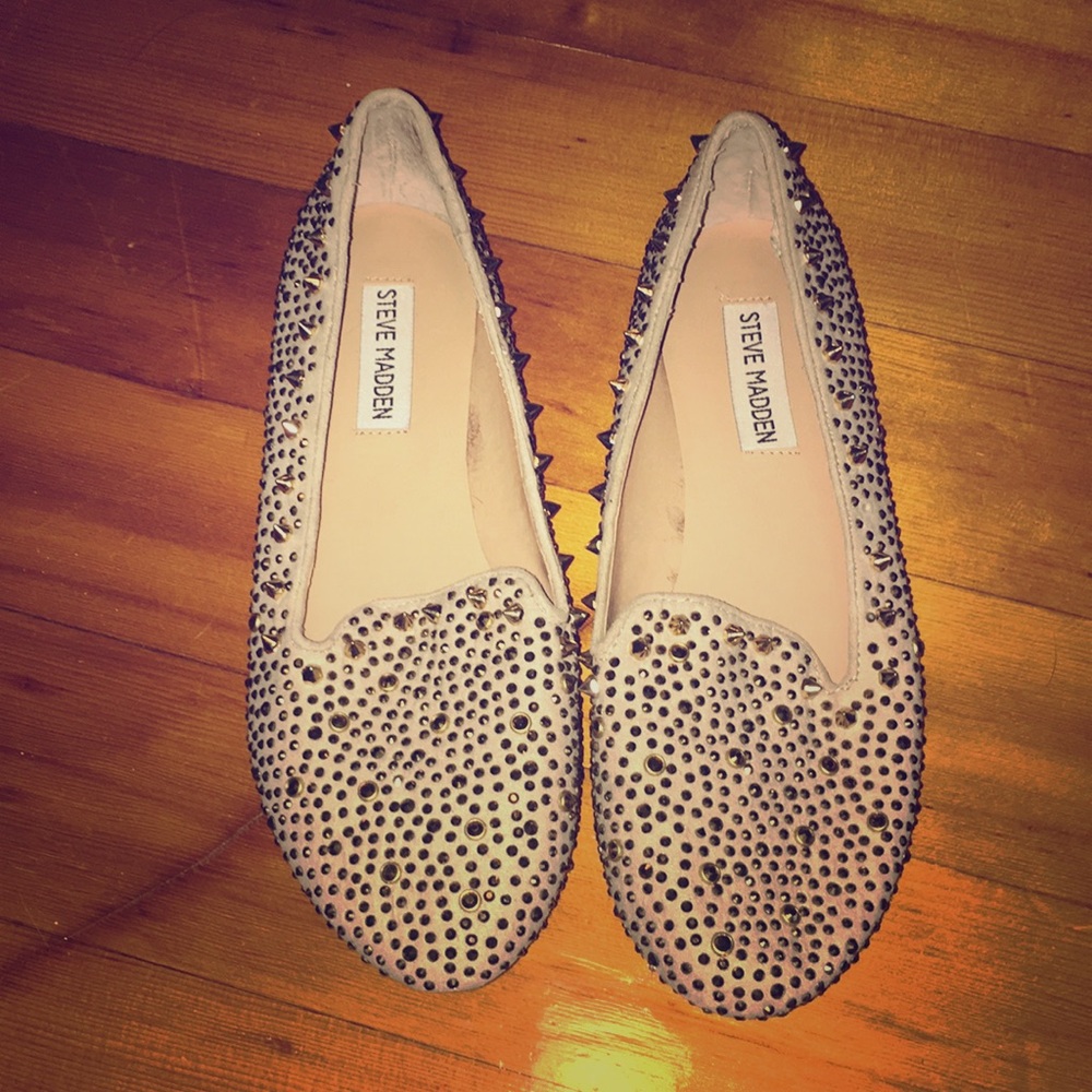 Steve Madden Graanite Studded Loafers