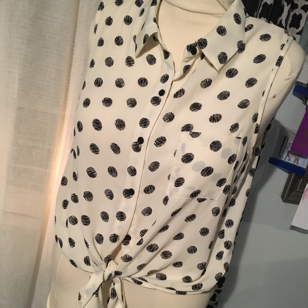 Forever 21 Polka dot blouse