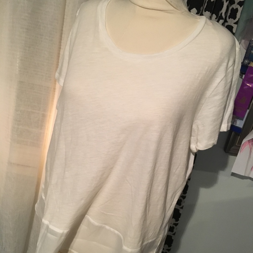 J Crew white t-shirt
