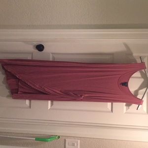 Mauve Sleeveless Pluss Size Dress from Rue 21