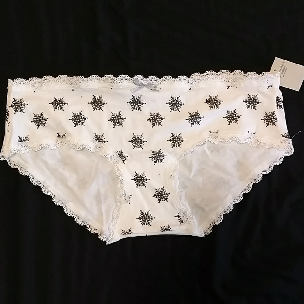 White Cotton Hipster Panties