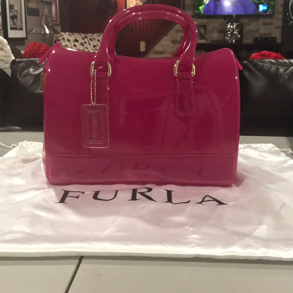 Furla Candy Bag Pink.  Like new.