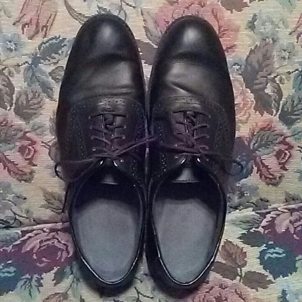 G.H. Bass & Co. Mens Black Dress Shoes Size 13eee