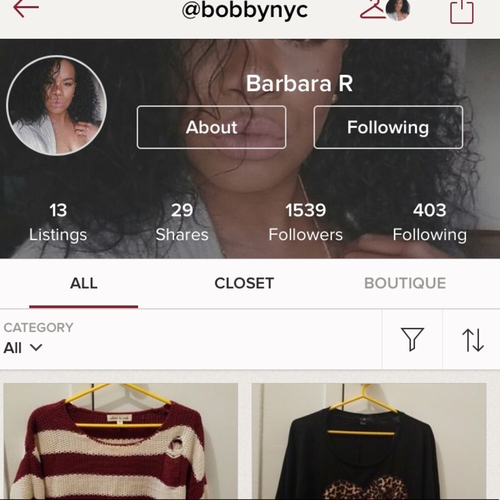 SHOP BOBBYNYC ‘s closet!