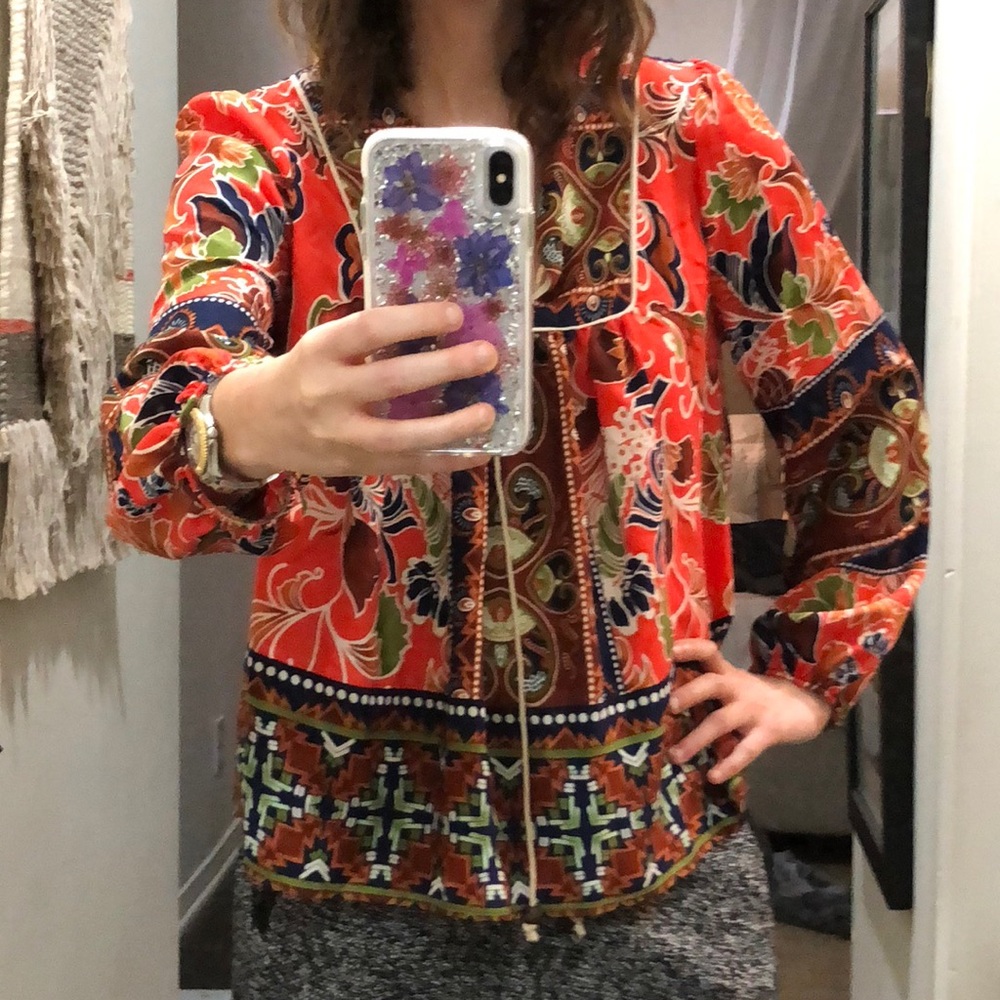 Joie style boho top shirt blouse
