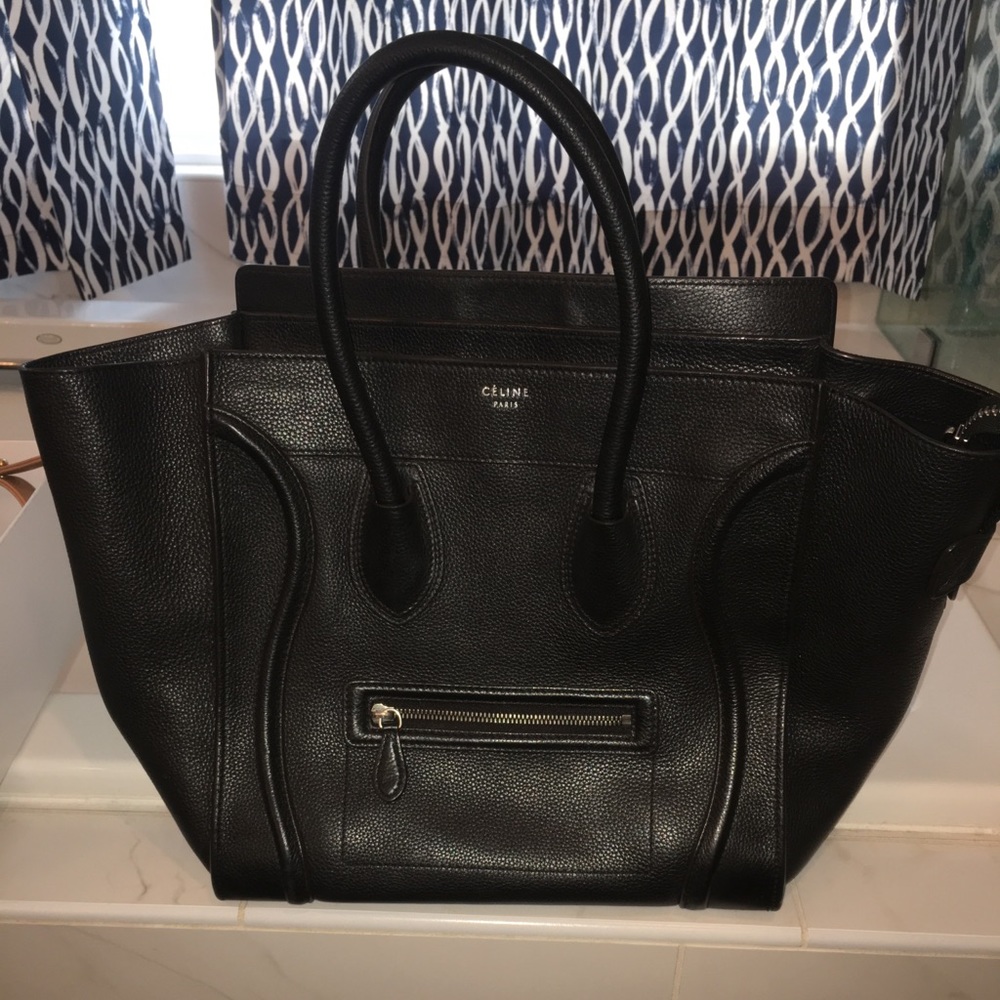 Celine mini luggage tote