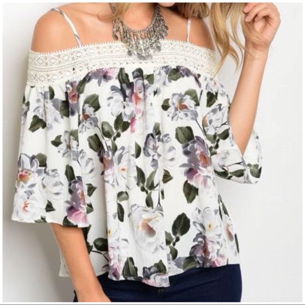 Floral Off-Shoulder Top