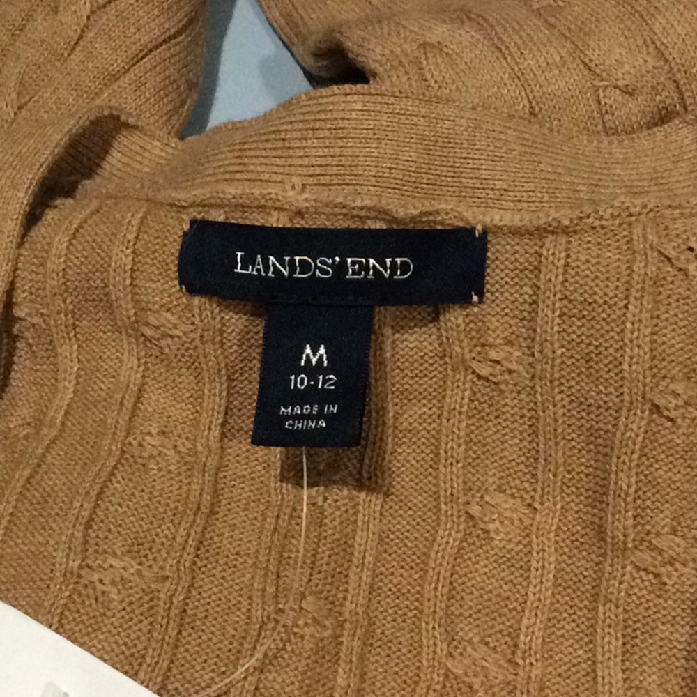 Lands End cardigan
