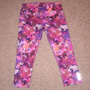 Colorful Head Cropped Leggings