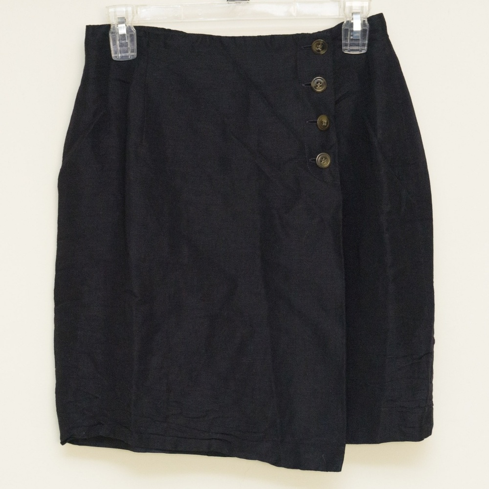 ANN TAYLOR Navy pencil skirt