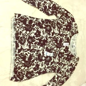 Black and white sweater