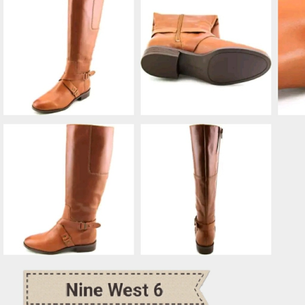 Nine West leather boots size 6