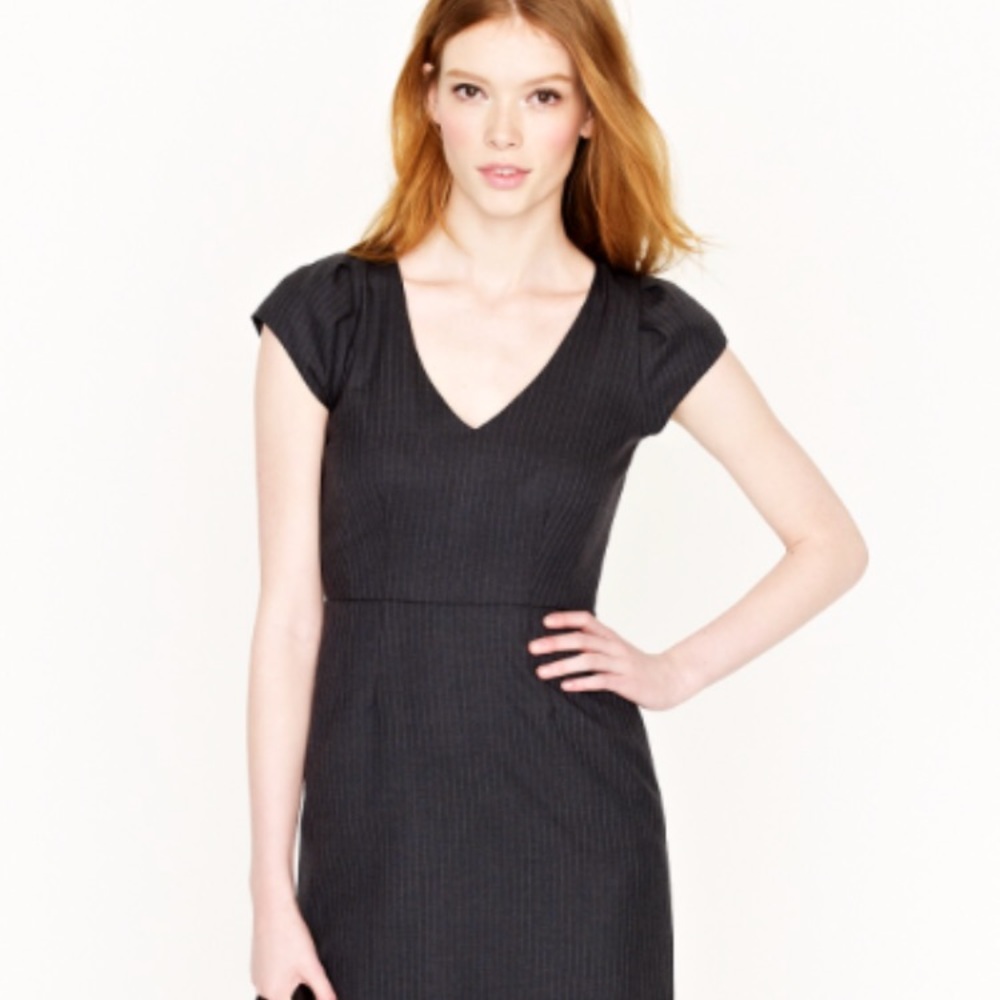 J. Crew super 120’s suiting dress