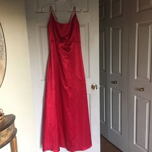 Simple Elegant Red Gown