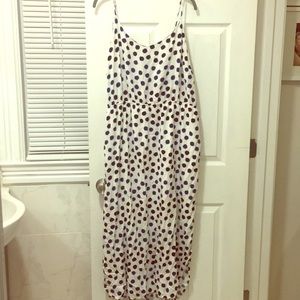 Polka dot maxi