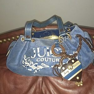 Juicy Couture small/medium saddle bag type purse