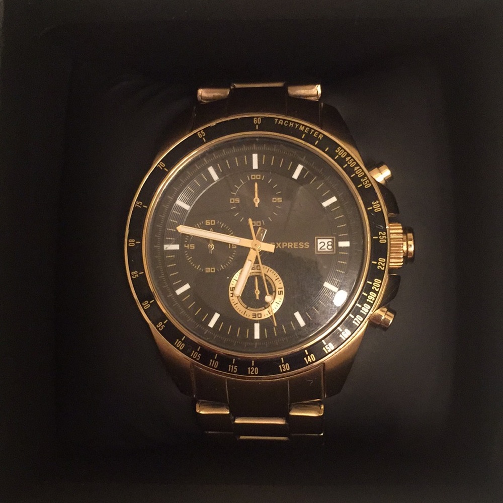 Express gold watch
