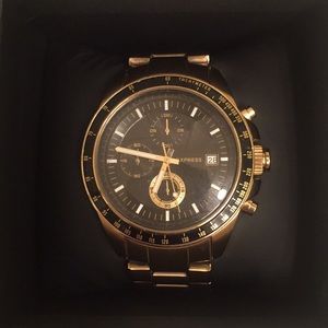 Express gold watch