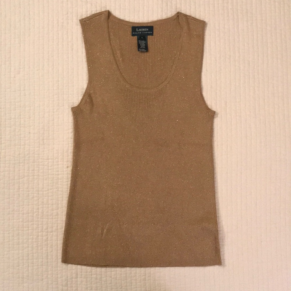 Metallic Gold Basic Tank