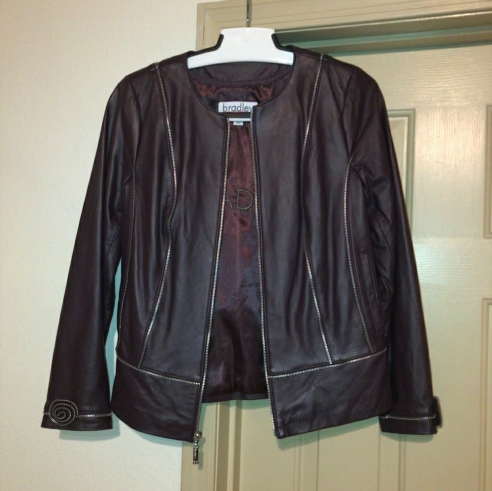 Dark purple jacket