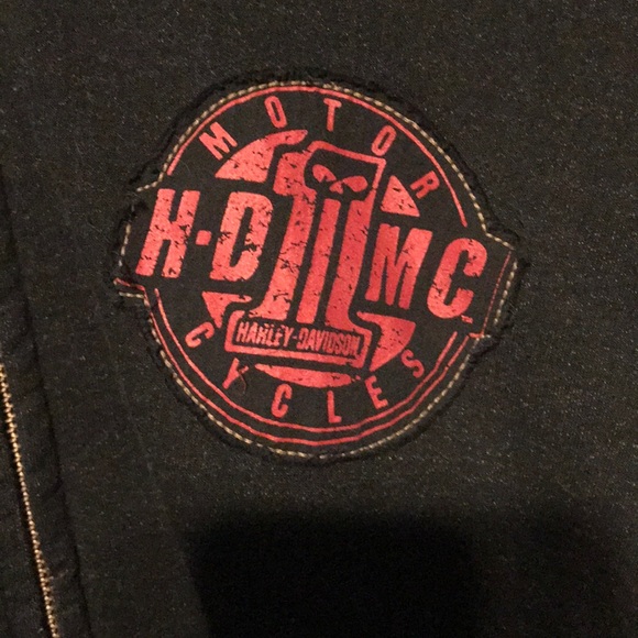 Harley Davison zip-up hoodie - Picture 2 of 2