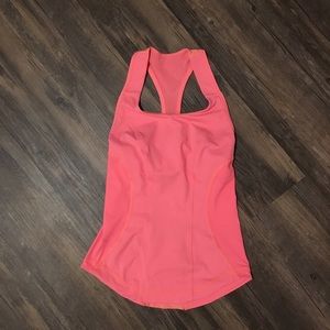 Lululemon pink racerback work out top