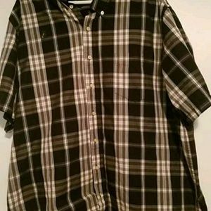 PURITAN Button Down Shirt Plaids and Checks  2XL