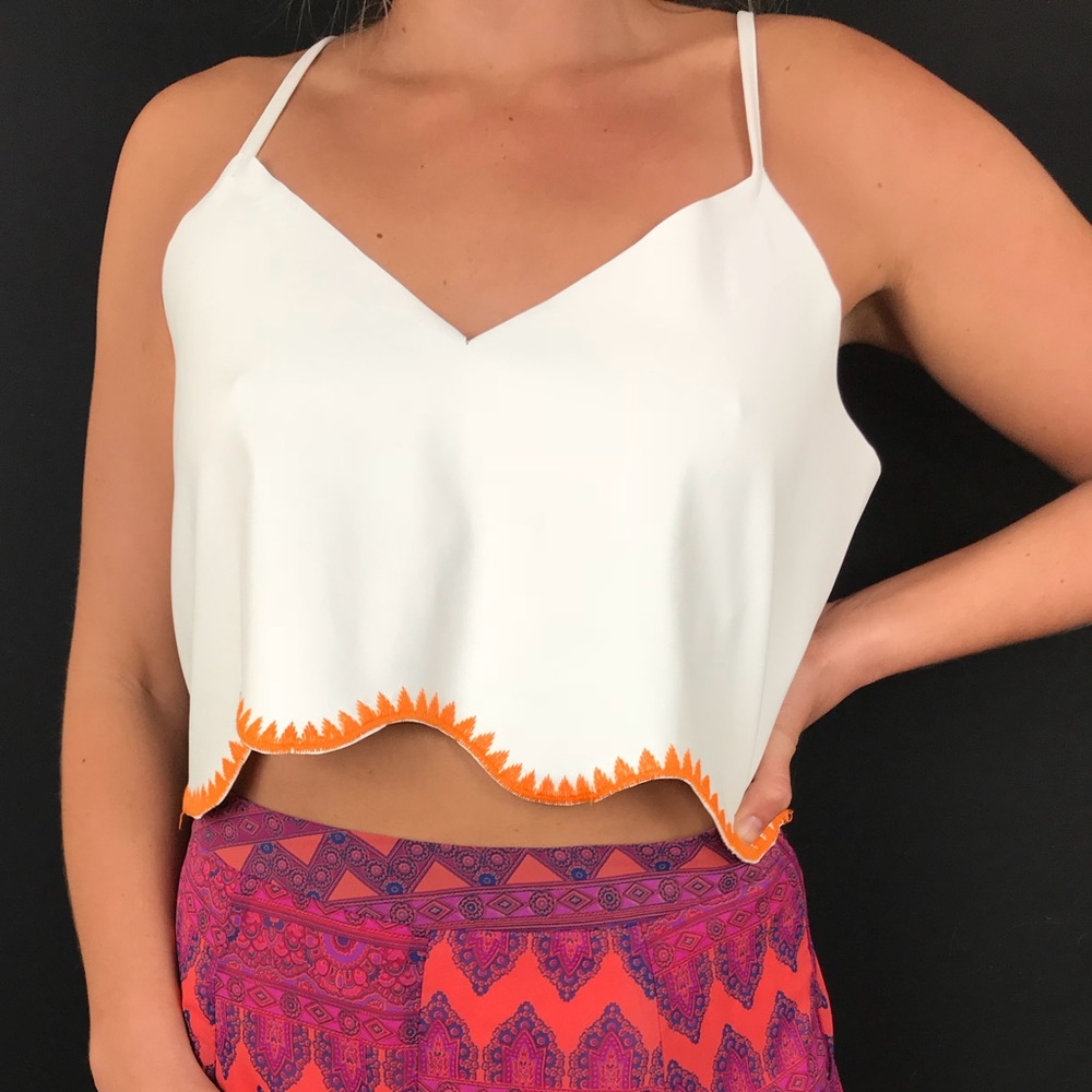 Zara Faux Leather Crop