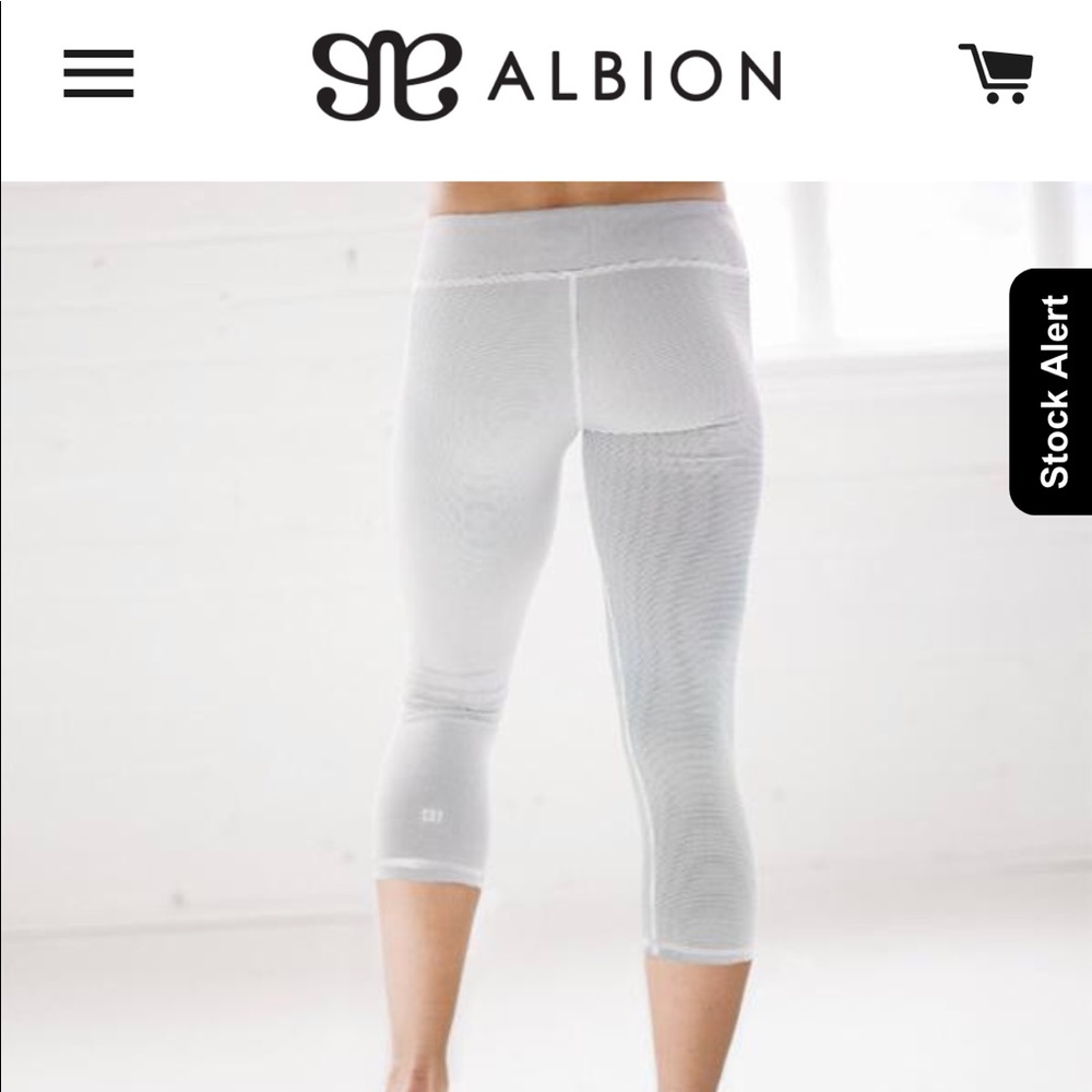 Albion Fit Sweet Stripe Capris