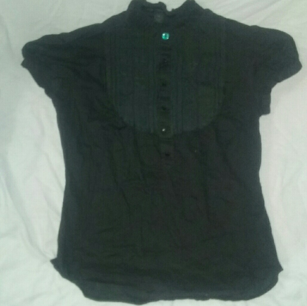 Black Light Fabric Top