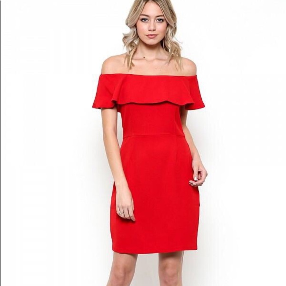 Off the shoulder dress
