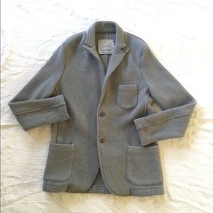Gran Sasso knit wool jacket gray Sartorial