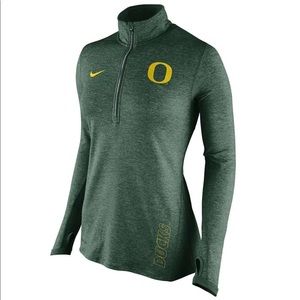University of Oregon Nike half zip up
